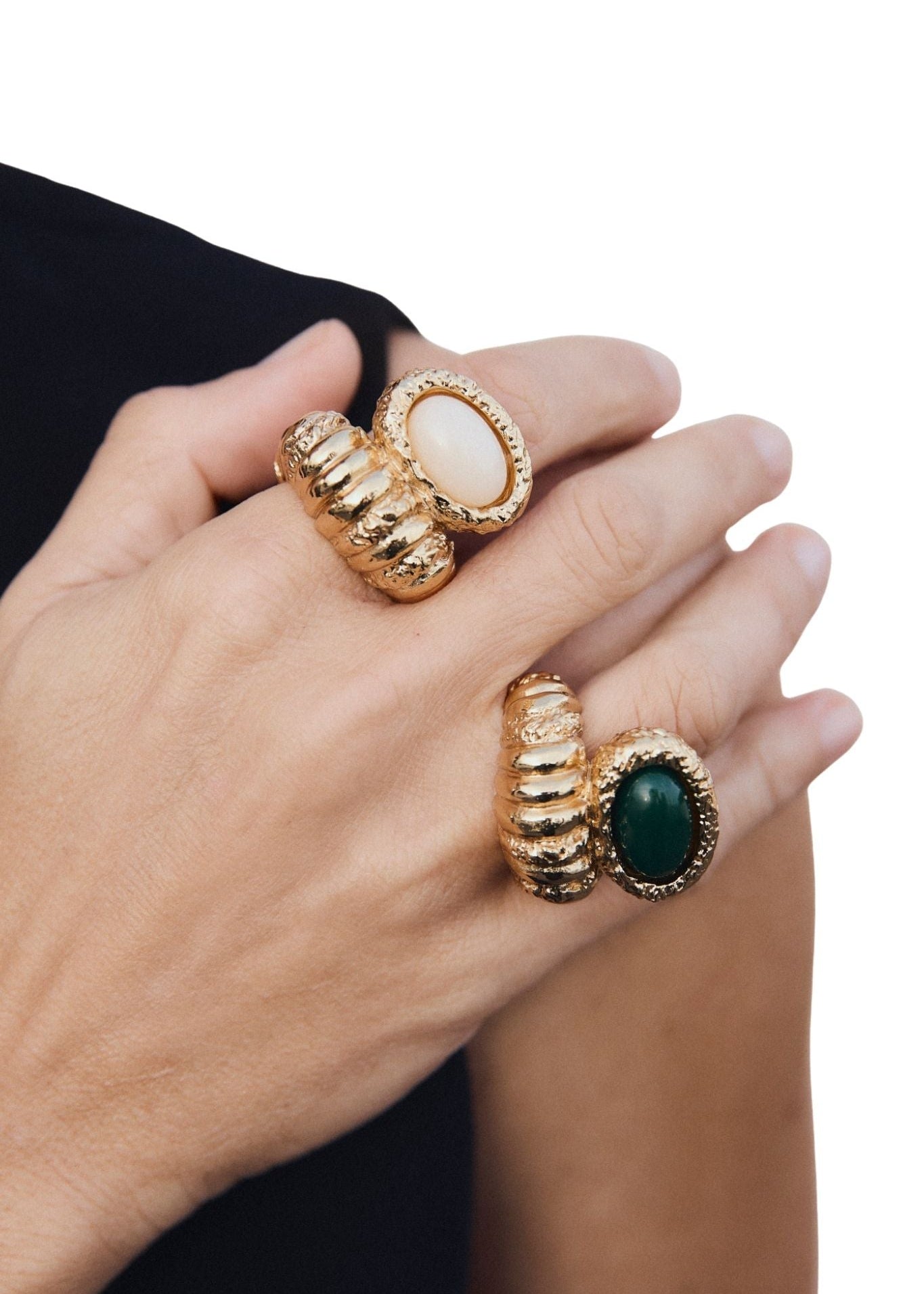 Paola Sighinolfi Alice Ring Green - Vermillion