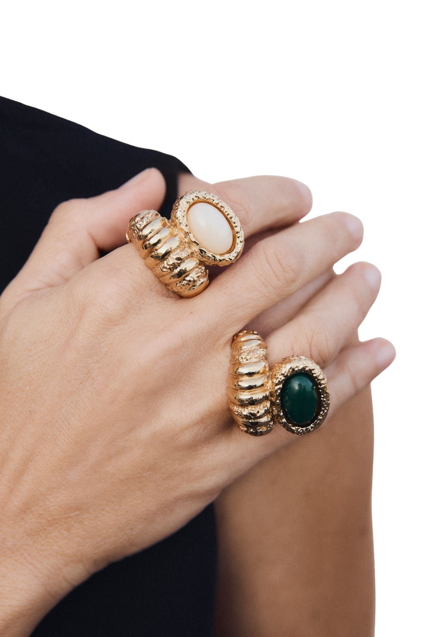 Paola Sighinolfi Alice Ring Green - Vermillion
