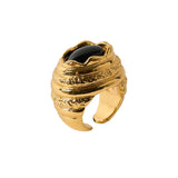 Paola Sighinolfi Amanda Ring Black - Vermillion