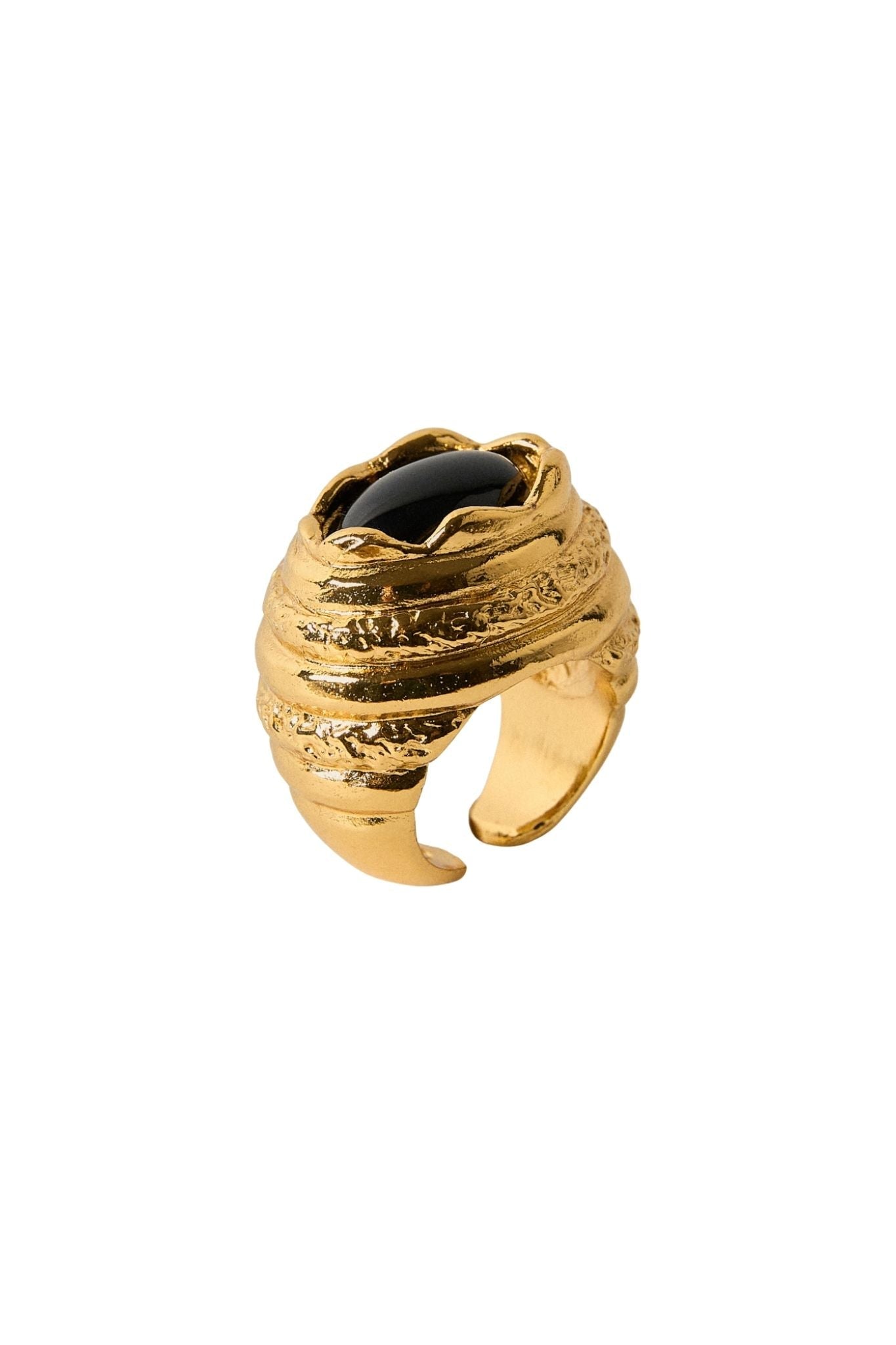 Paola Sighinolfi Amanda Ring Black - Vermillion
