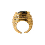 Paola Sighinolfi Amanda Ring Black - Vermillion