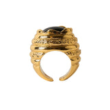 Paola Sighinolfi Amanda Ring Black - Vermillion