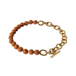 Paola Sighinolfi Kim Necklace Brown - Vermillion