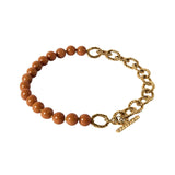 Paola Sighinolfi Kim Necklace Brown - Vermillion