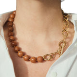 Paola Sighinolfi Kim Necklace Brown - Vermillion