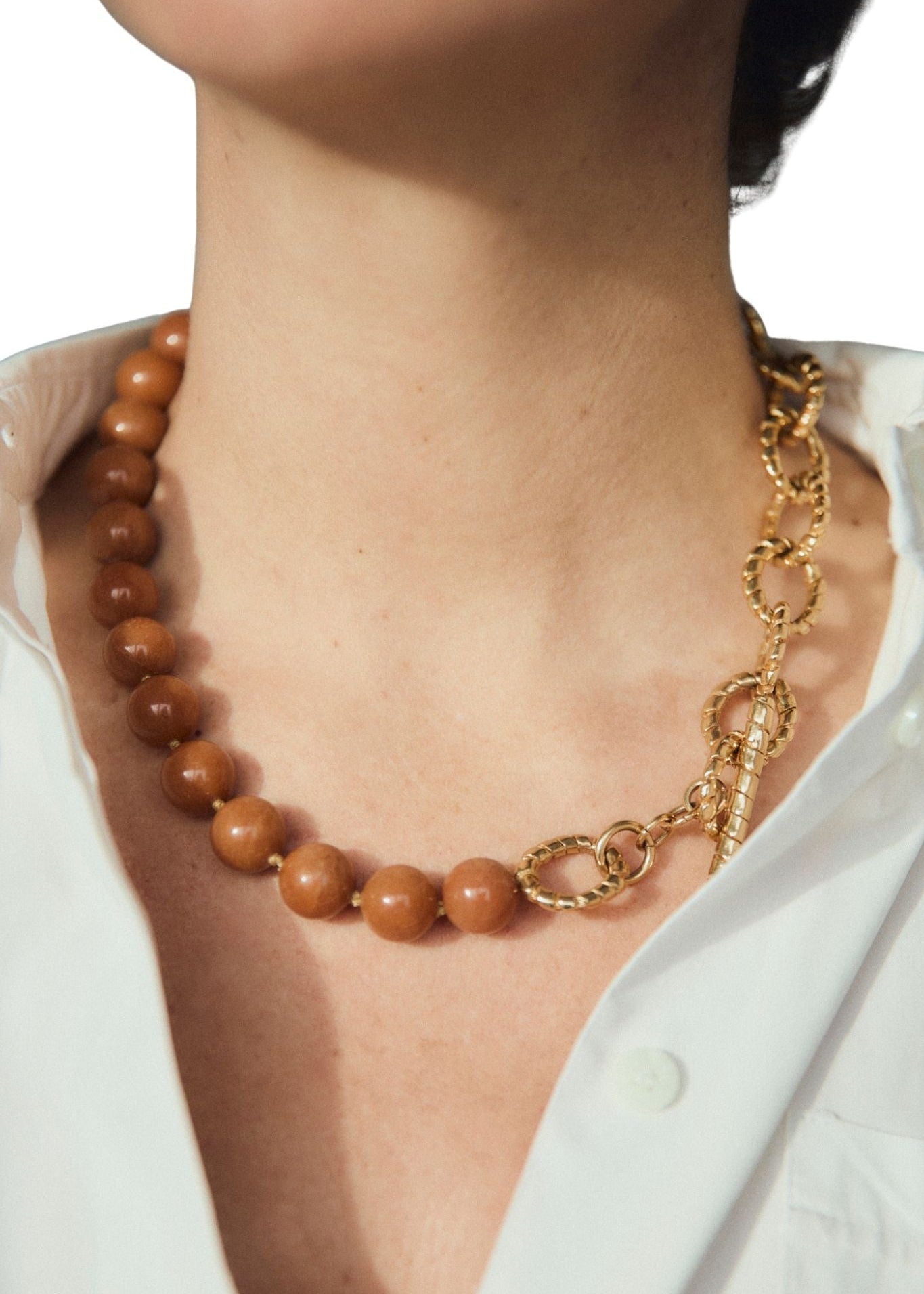 Paola Sighinolfi Kim Necklace Brown - Vermillion