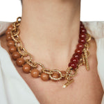 Paola Sighinolfi Kim Necklace Red Carnelian - Vermillion