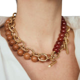 Paola Sighinolfi Kim Necklace Red Carnelian - Vermillion