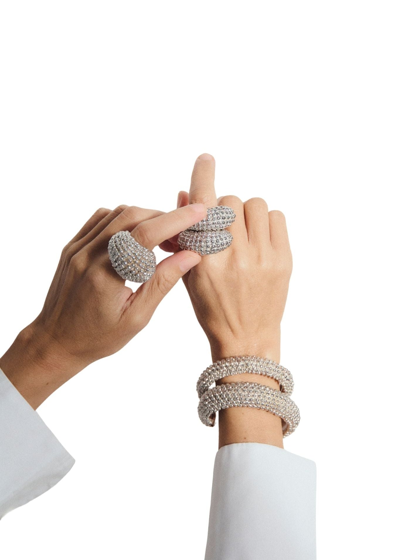 Paola Sighinolfi Palini Bracelet Rhodium - Vermillion