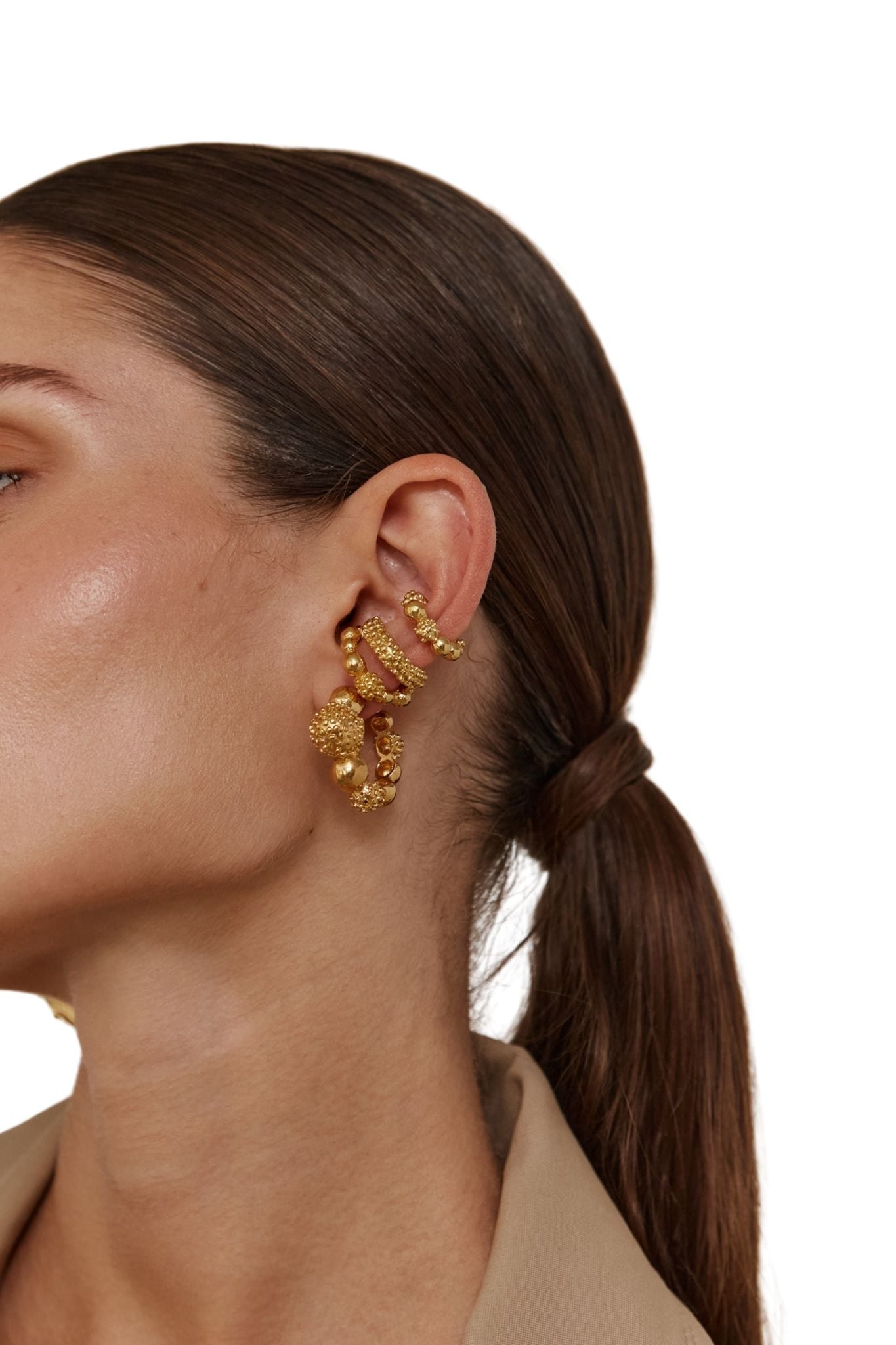 Paola Sighinolfi Plaka Earcuff - Vermillion