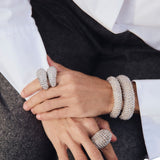 Paola Sighinolfi Royal Bracelet Rhodium - Vermillion