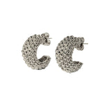 Paola Sighinolfi Simone Earrings Rhodium - Vermillion