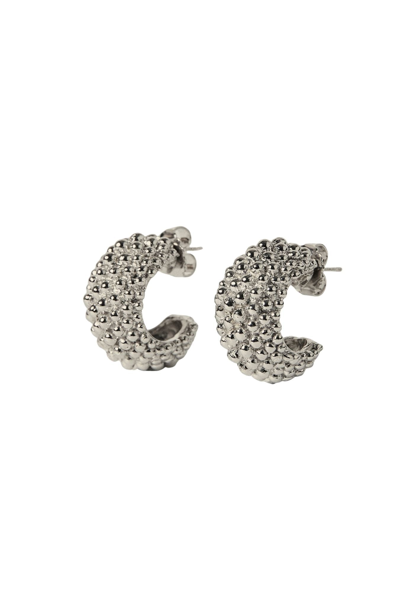 Paola Sighinolfi Simone Earrings Rhodium - Vermillion