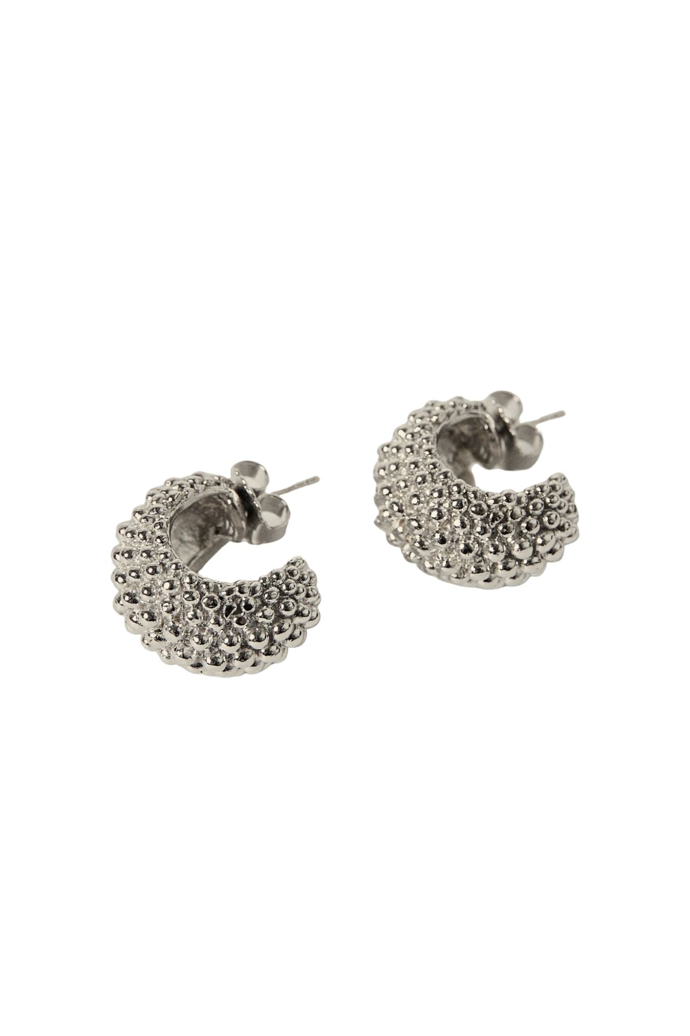 Paola Sighinolfi Simone Earrings Rhodium - Vermillion