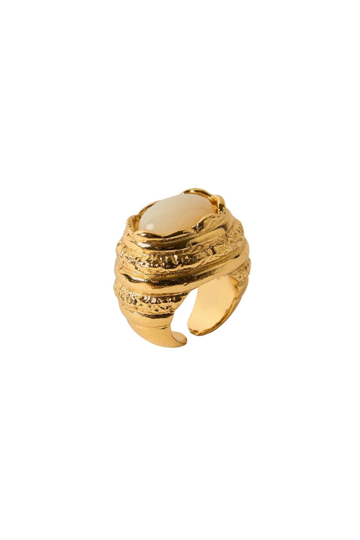 Paola Sighinolfi Small Amanda Ring White - Vermillion
