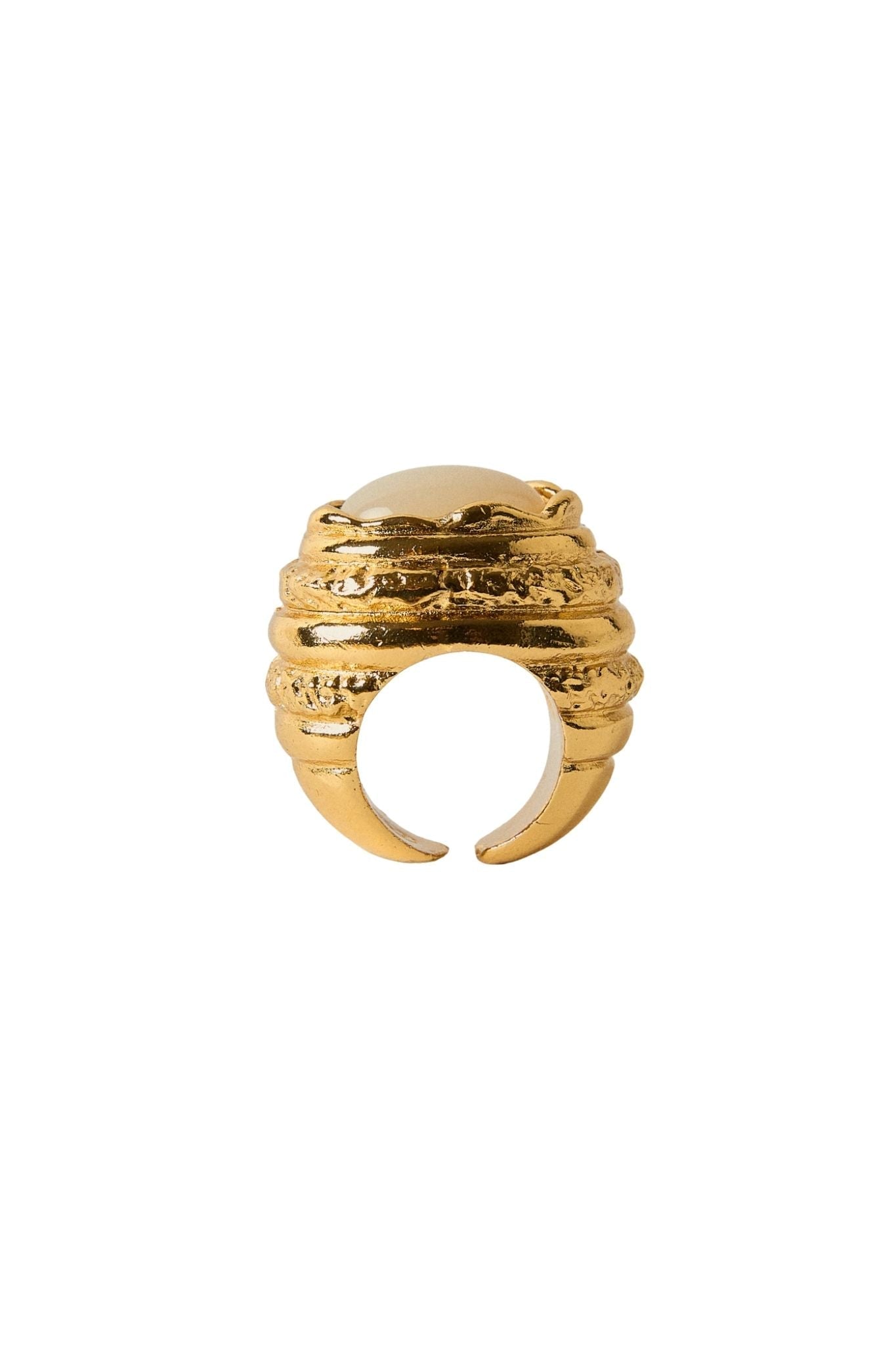 Paola Sighinolfi Small Amanda Ring White - Vermillion
