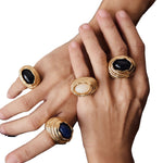 Paola Sighinolfi Small Amanda Ring White - Vermillion