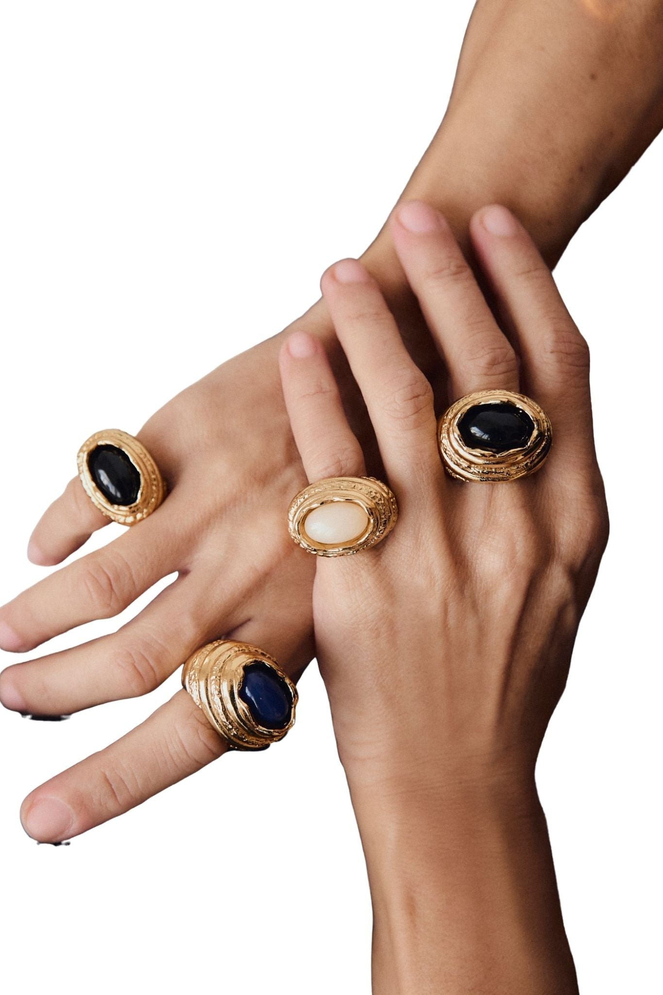 Paola Sighinolfi Small Amanda Ring White - Vermillion