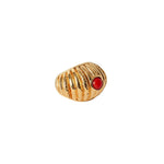 Paola Sighinolfi Small Reef Ring Red - Vermillion