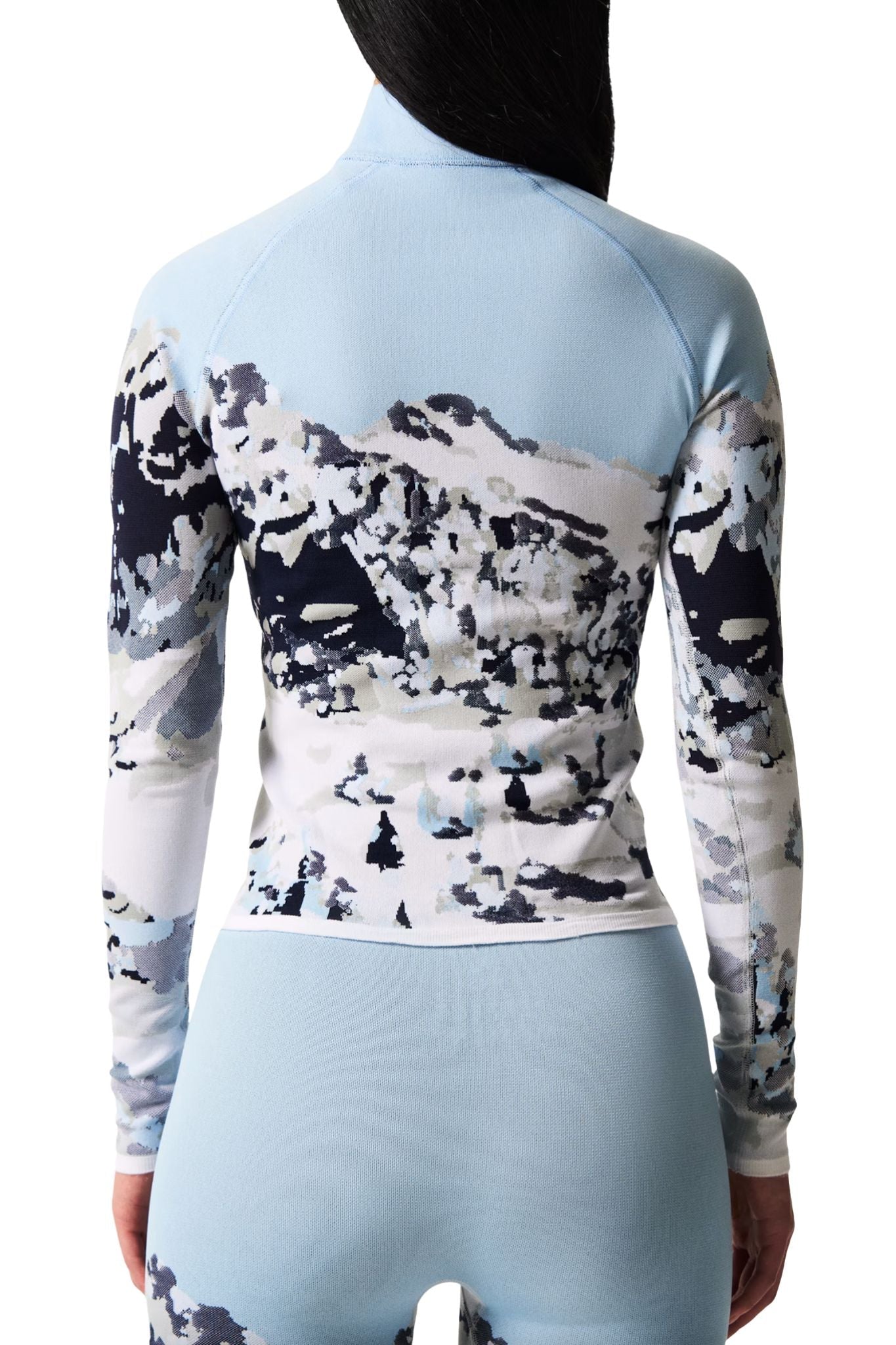 Perfect Moment 1/4 Zip Baselayer Top - Vermillion