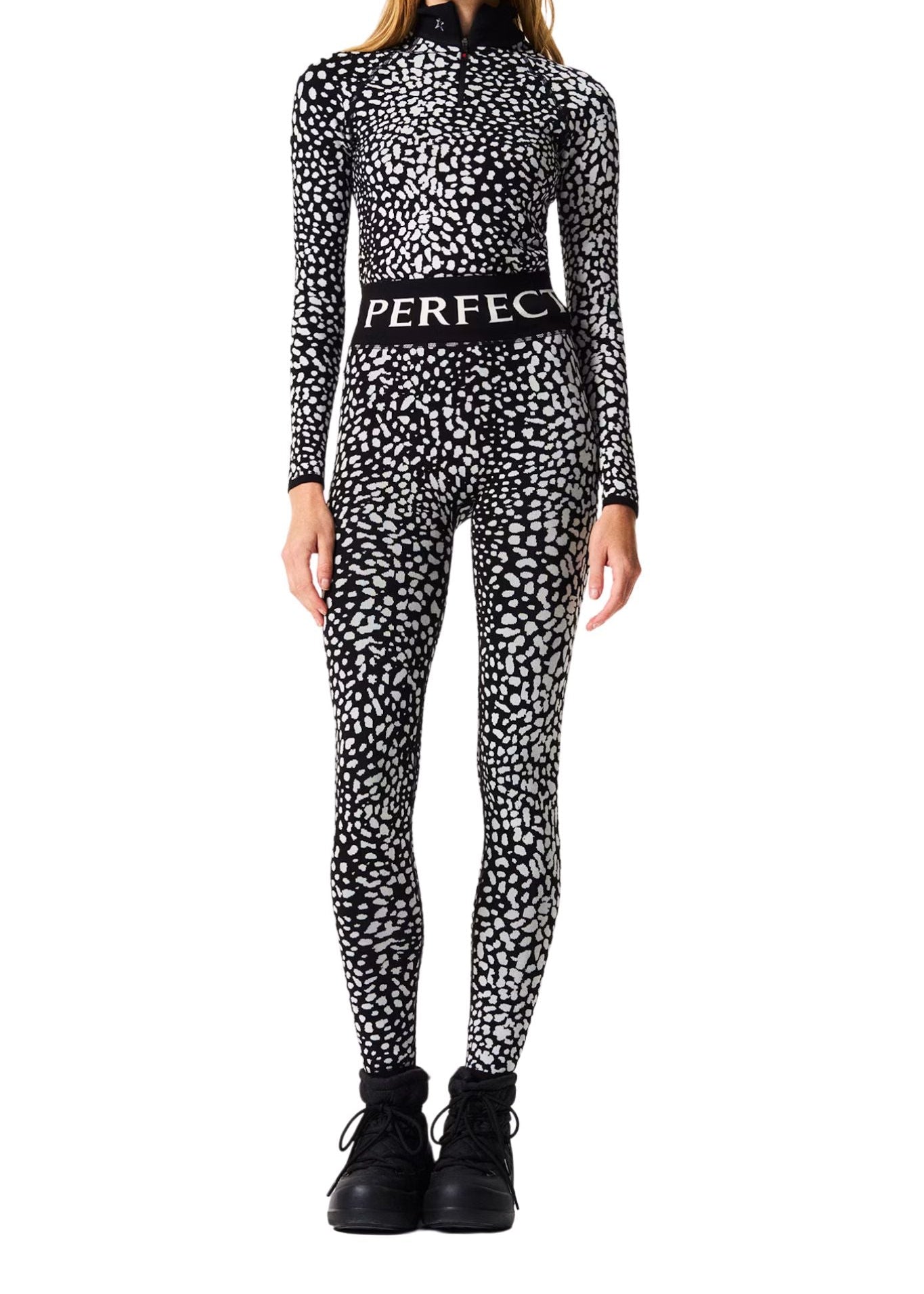 Perfect Moment Perfect Jacquard Legging - Vermillion