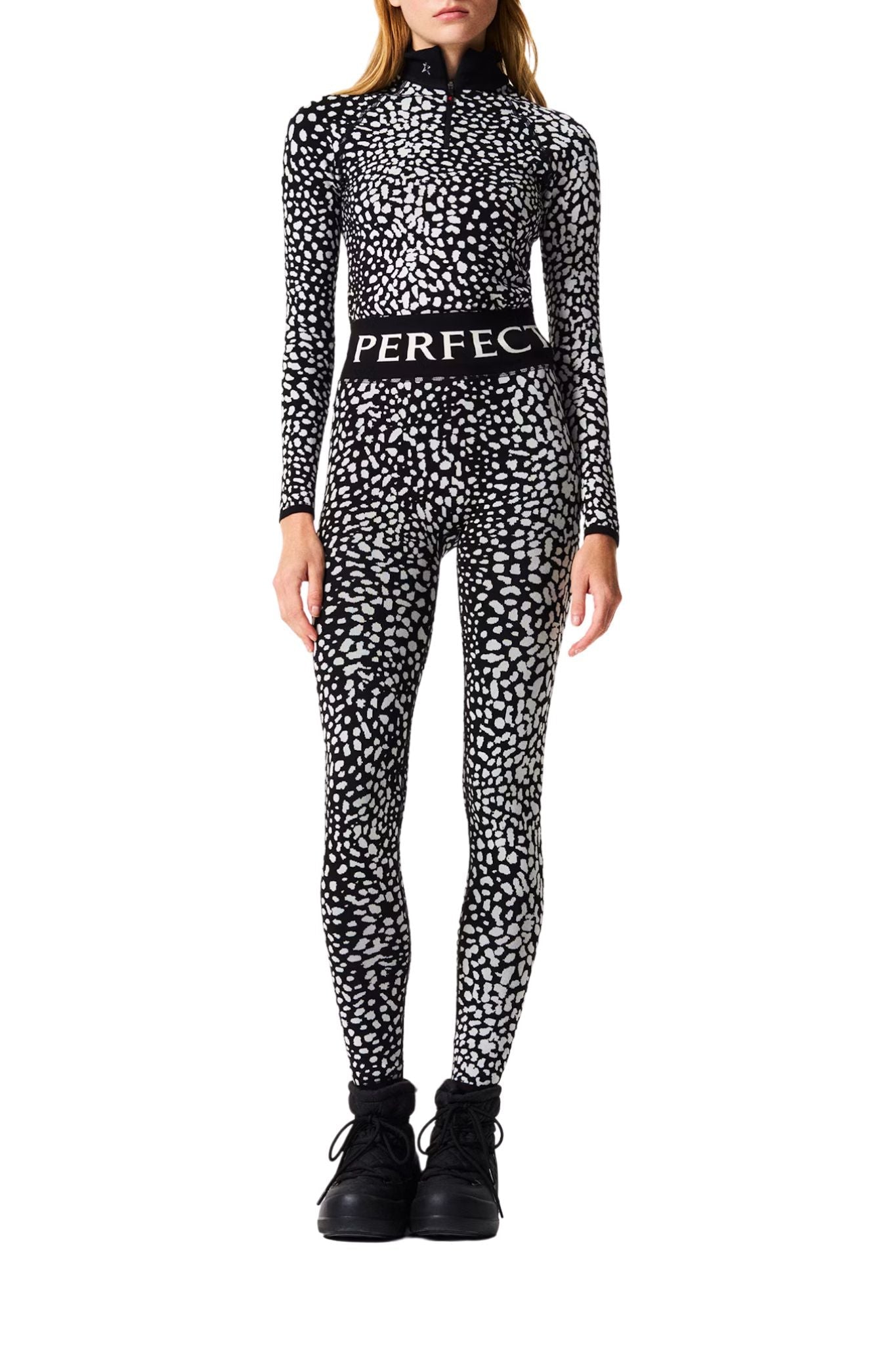 Perfect Moment Perfect Jacquard Legging - Vermillion