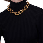 Plan C Chunky Chain Necklace - Vermillion