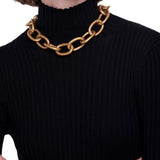 Plan C Chunky Chain Necklace - Vermillion