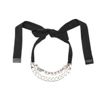 Plan C Double Chain Necklace w/Rib - Vermillion