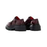 Plan C Loafer with Buckles - Vermillion