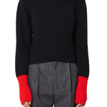 Plan C Long Sleeve Crew Neck Knit - Vermillion