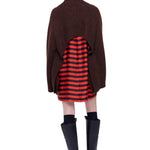 Plan C Long Sleeve Turtleneck Knit - Vermillion