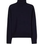 Plan C Long Sleeve Turtleneck Knit - Vermillion