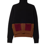 Plan C L/S Turtleneck Knit - Vermillion