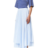 Plan C Pleated Skirt - Vermillion