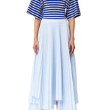 Plan C Pleated Skirt - Vermillion