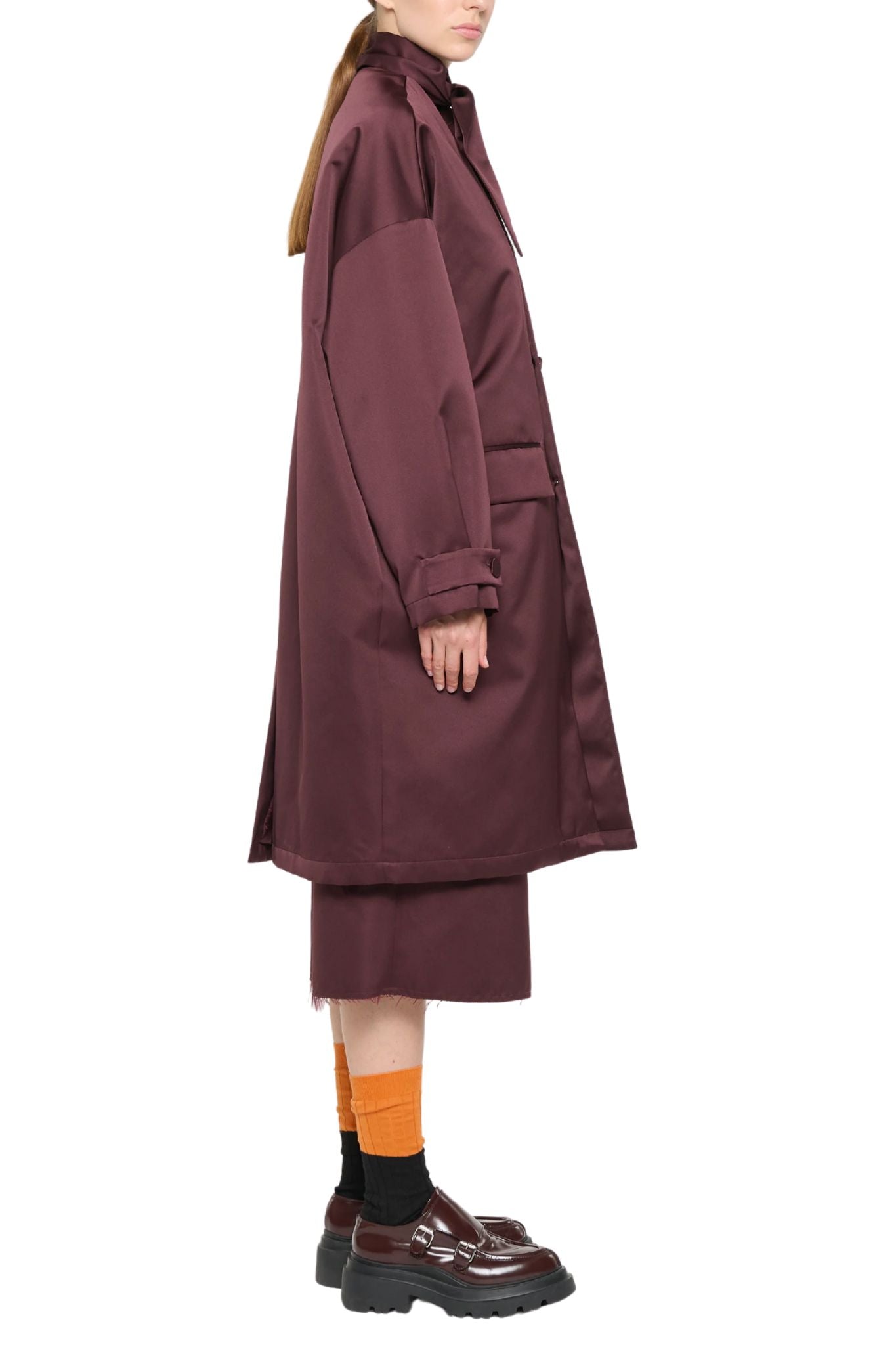 Plan C Rain Coat - Vermillion