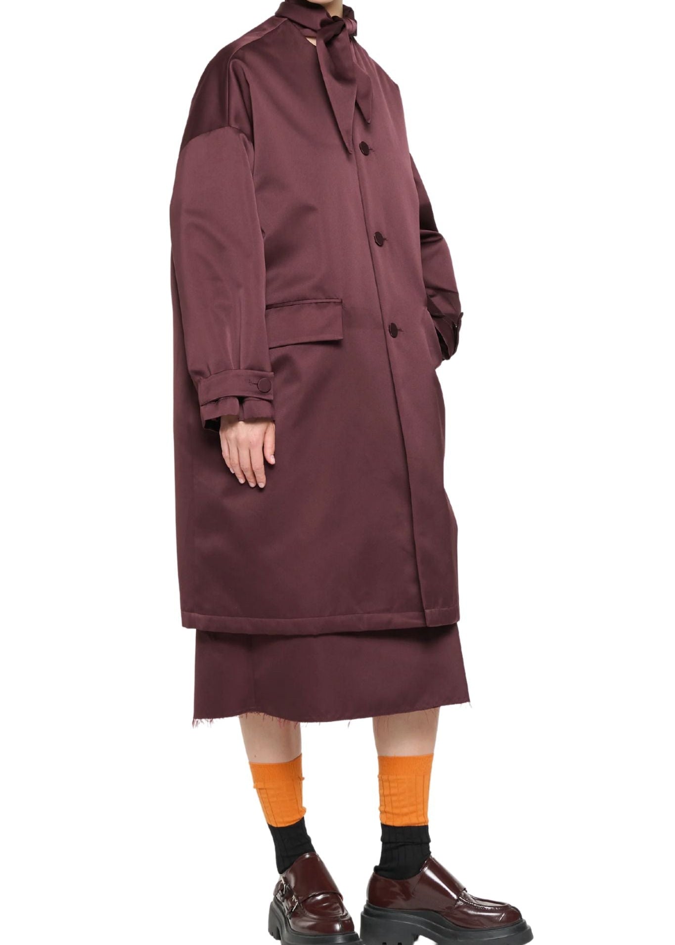Plan C Rain Coat - Vermillion