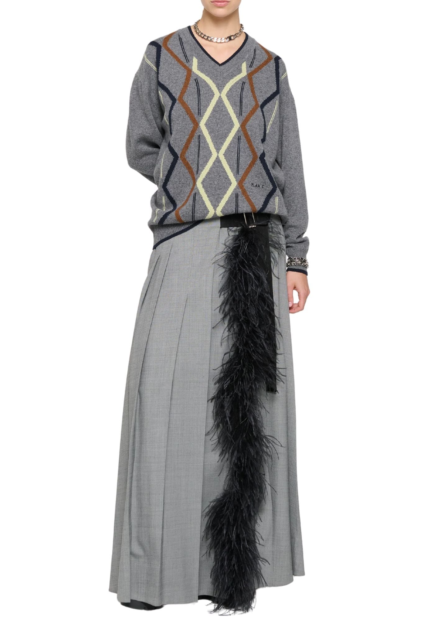 Plan C Skirt - Vermillion