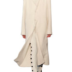 Proenza Schouler Alix Coat in Melton Wool - Vermillion