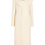 Proenza Schouler Alix Coat in Melton Wool - Vermillion