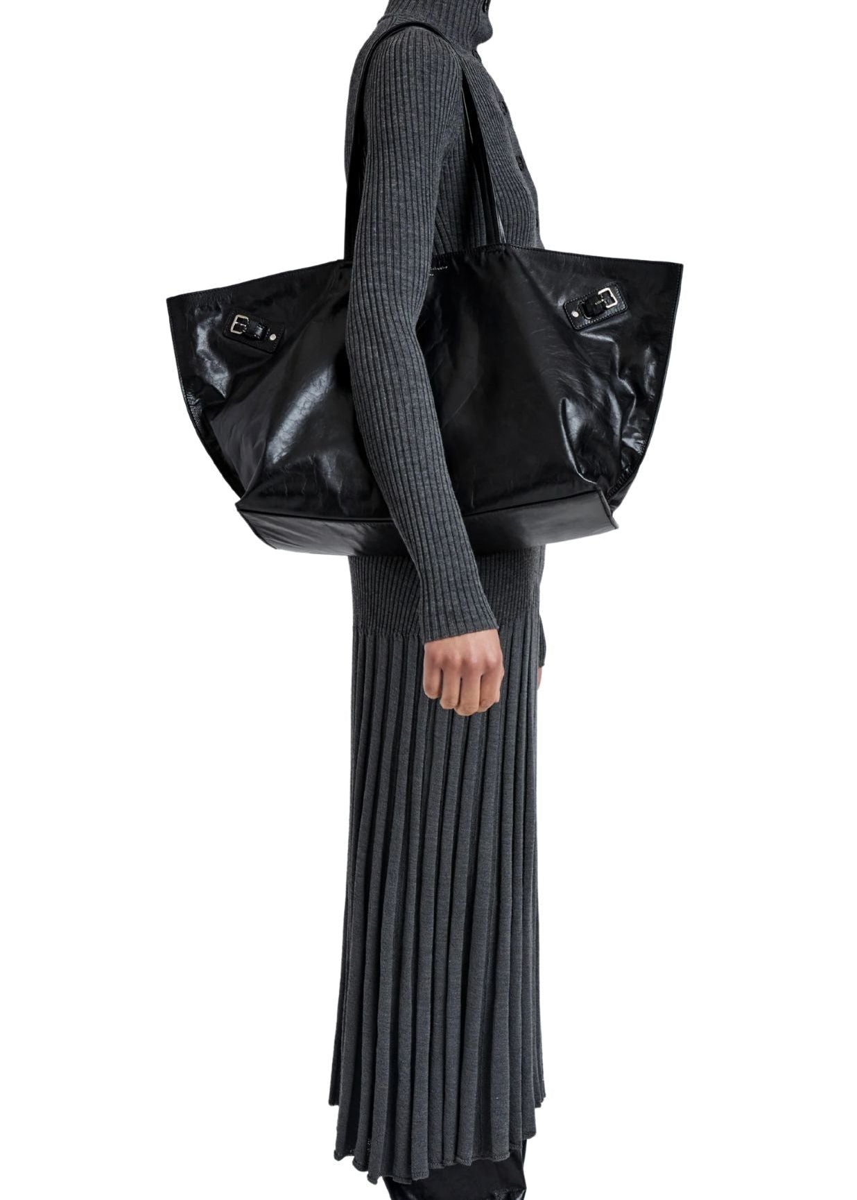 Proenza Schouler Days Carryall in Paper Calf - Vermillion