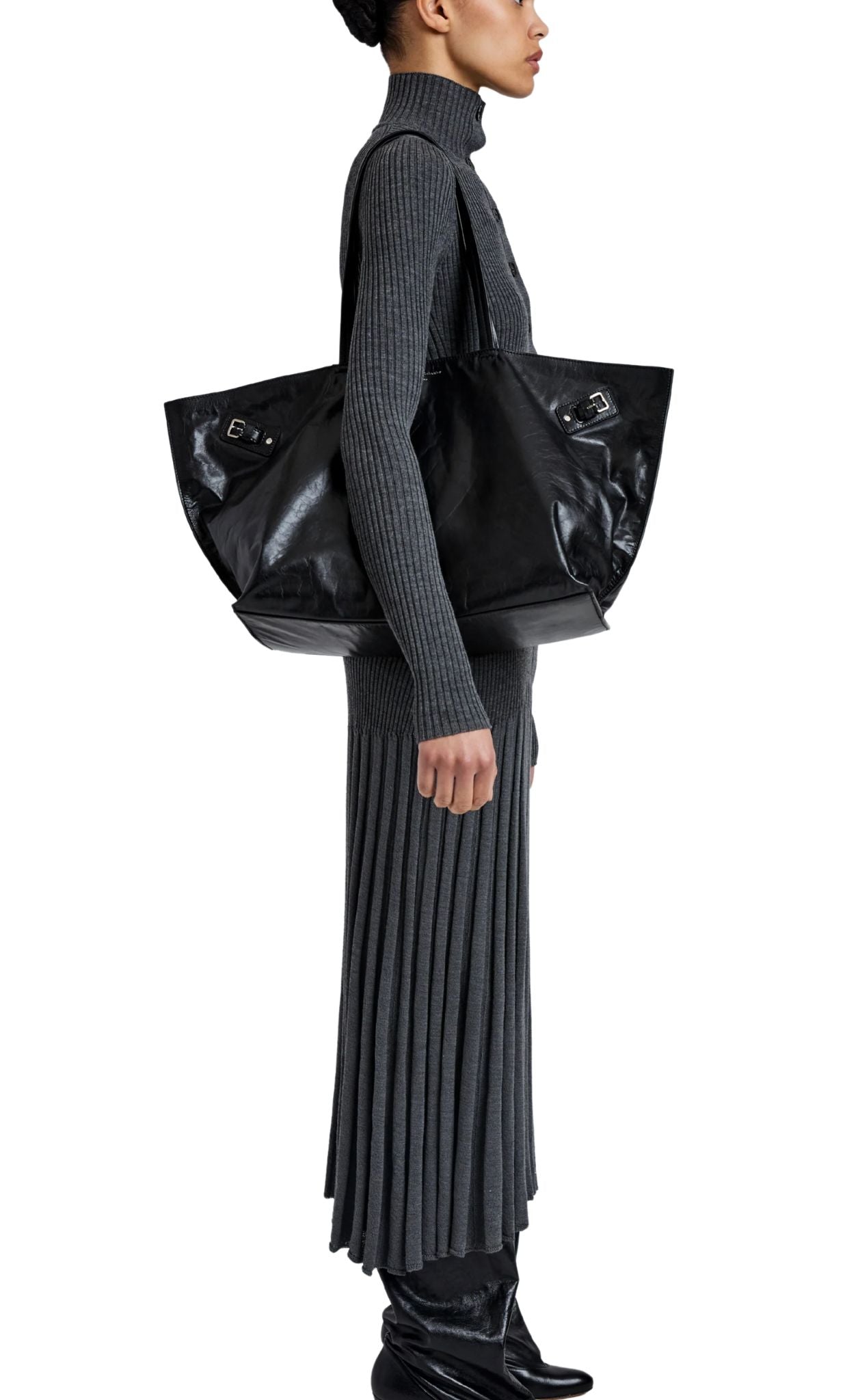 Proenza Schouler Days Carryall in Paper Calf - Vermillion