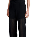 Proenza Schouler Eran Pant In Sheer Wool - Vermillion