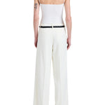 Proenza Schouler Halima Pant In Matte Double Crepe - Vermillion