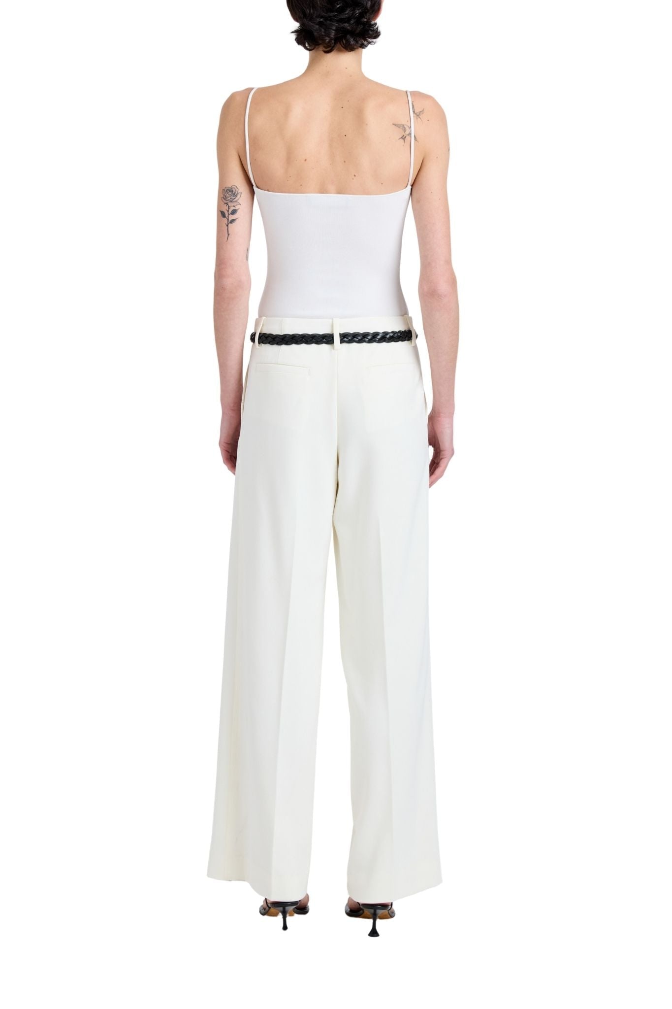 Proenza Schouler Halima Pant In Matte Double Crepe - Vermillion