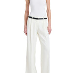 Proenza Schouler Halima Pant In Matte Double Crepe - Vermillion