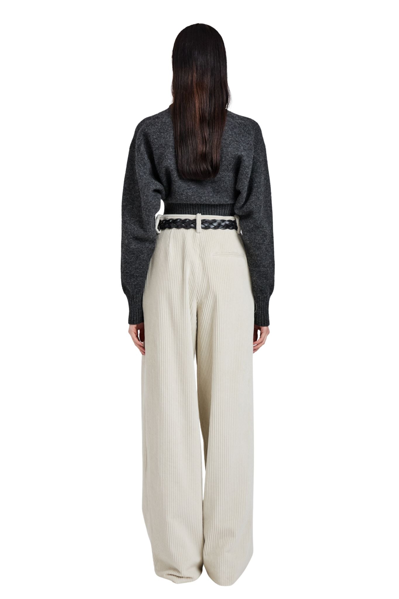 Proenza Schouler Lidie Pant in Corduroy - Vermillion