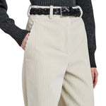 Proenza Schouler Lidie Pant in Corduroy - Vermillion