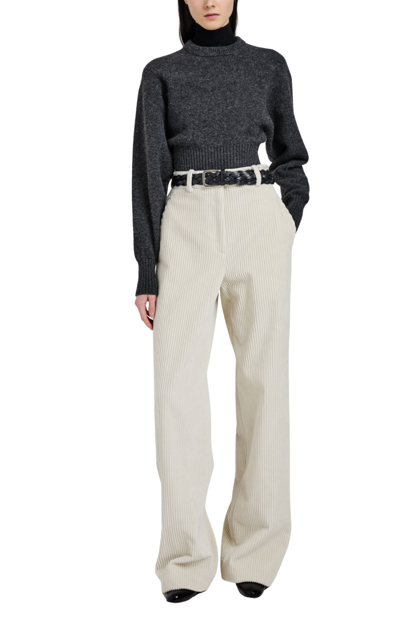 Proenza Schouler Lidie Pant in Corduroy - Vermillion